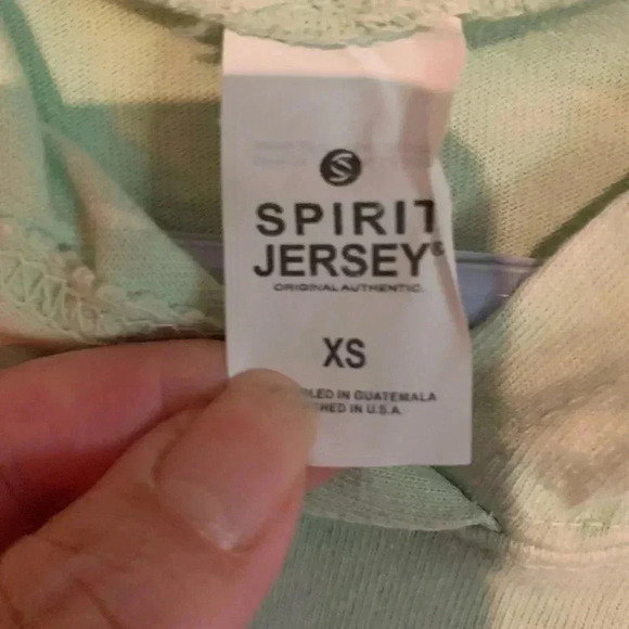 Spirit Jersey Women Light  Green Sweatshirt Size XS - Picture 9 of 10